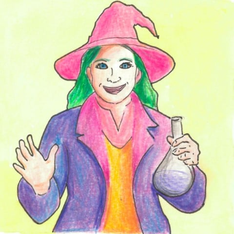 Alchemical Wizard portrait